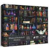 Magical Bookshelf Mystery Jigsaw Puzzle 1000 Pieces
